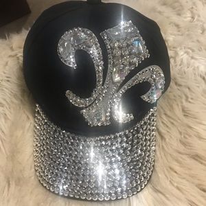 Black jewel cap new with tags